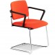 Morello Upholstered Chrome Cantilever Chair